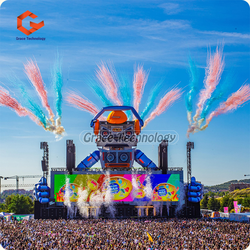 Custom Made Inflatable Robot Men Model for Outdoor Advertising Concert Party Giant Inflatable Robot Mascot for Decor