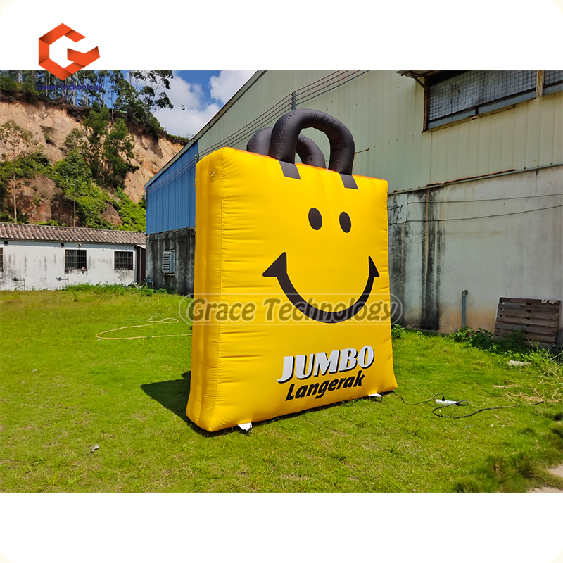Giant Inflatable Shopping Bag Replicas Advertising Inflatable Food Bag Models for Outdoor