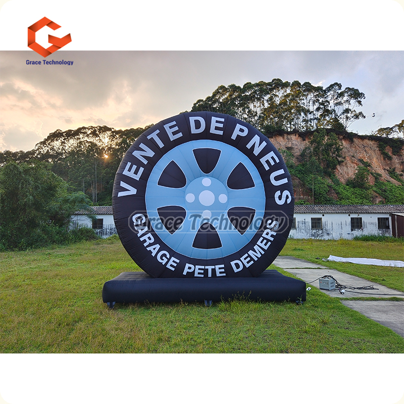 Commercial Advertising Car Wheel Inflatable Tyre for Advertising