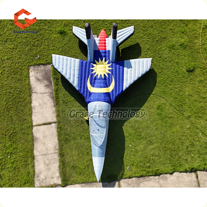 Giant Inflatable Fighter Jet Decorative Inflatable Airplane Replicas for Festivals