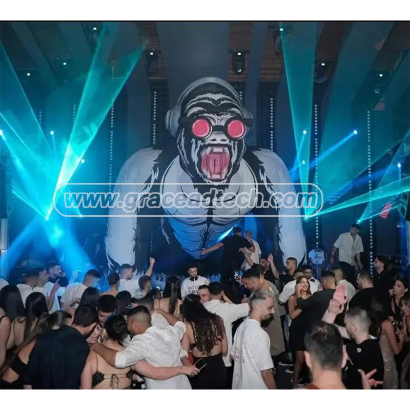 Giant Outdoor Advertising Inflatable Big Gorilla Model Inflatable Animals King Kong for Rent Sale
