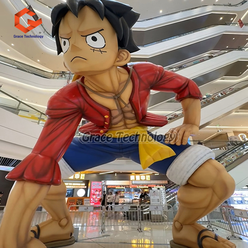 Giant Inflatable Luffy Cartoon Figures Japanese Action Anime Character Inflatable Sun God Monkey D Luffy