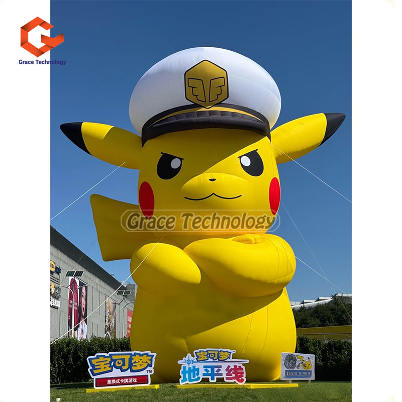 Giant Decoration Inflatable Pikachu Model Cartoon Character Pikachu for ...