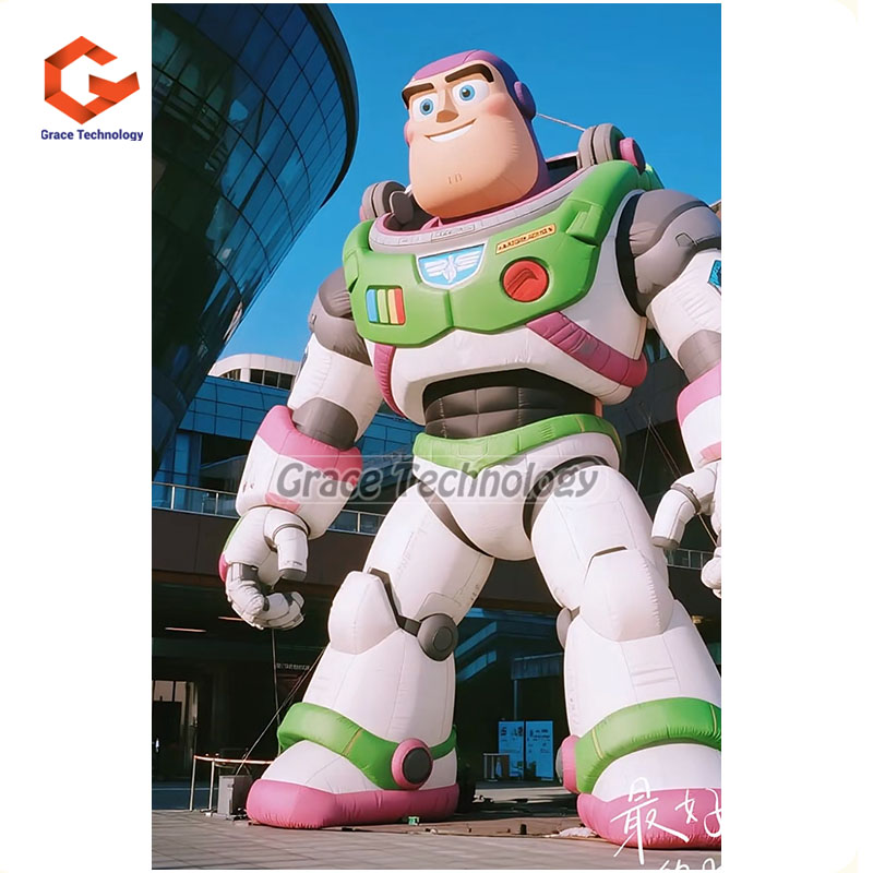 Super Character Inflatable Buzz Light Year Cartoon Model for Event Decoration