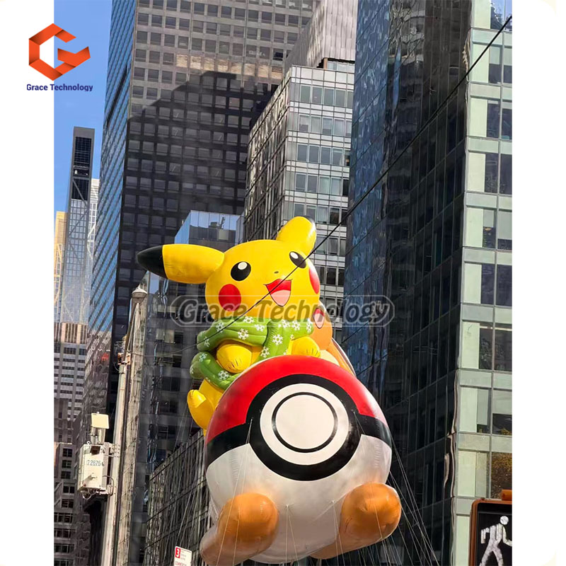 Giant Decoration Inflatable Pikachu Model Cartoon Character Pikachu for ...