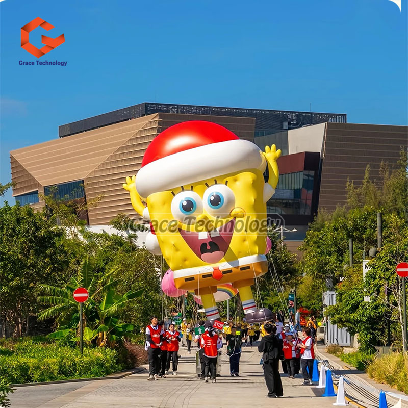 Large Inflatable Sponge bob Mascot Square Pants Sponge bob Balloons for Party Event Decoration
