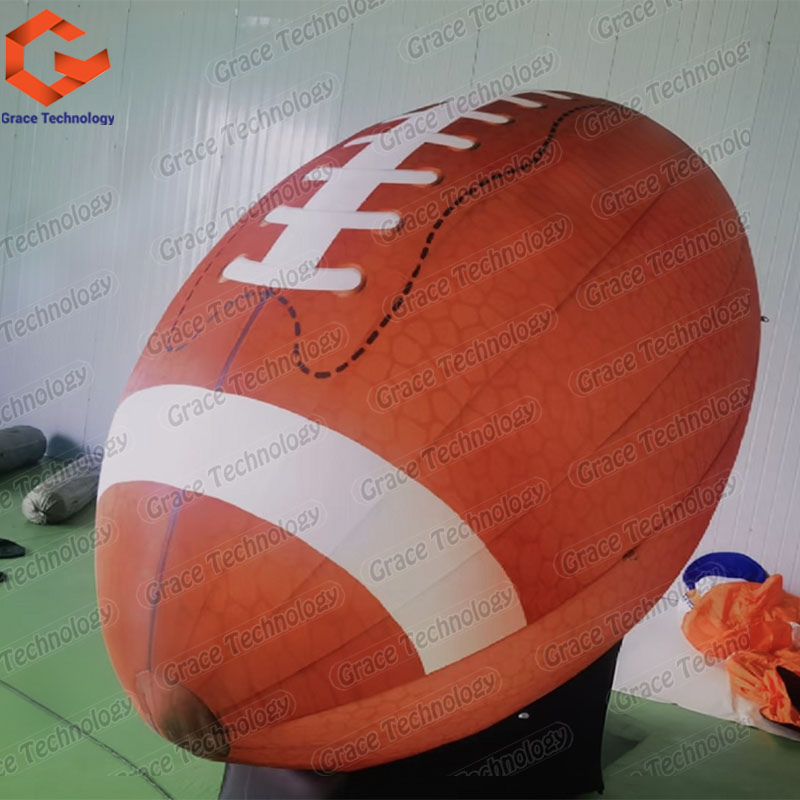 Customized Inflatable Rugby Ball, Inflatable Giant Rugby Ball for Advertising