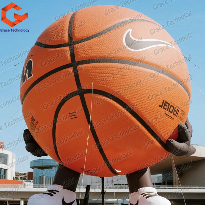 Giant Inflatable Sports Balls Large Inflatable Basketball for Outdoor Sports Games Party