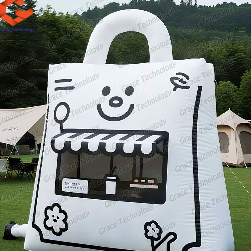 Custom Inflatable Snack Bag Balloon Giant Inflatable Packing Bag Models for Advertising