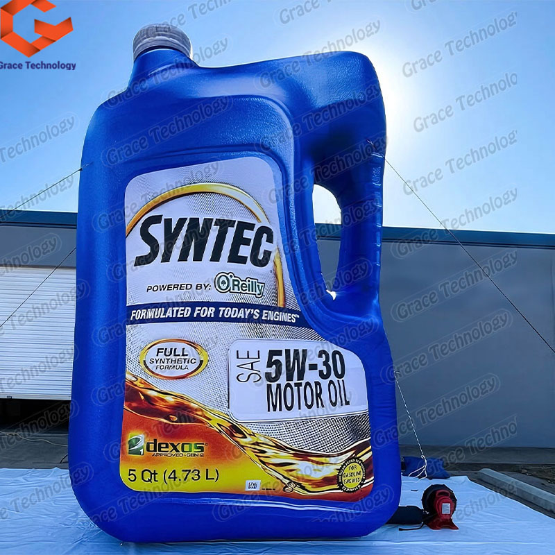 Giant Inflatable Engine Oil Bottle Shop Outdoor Events Advertising Inflatable Oil Bottle