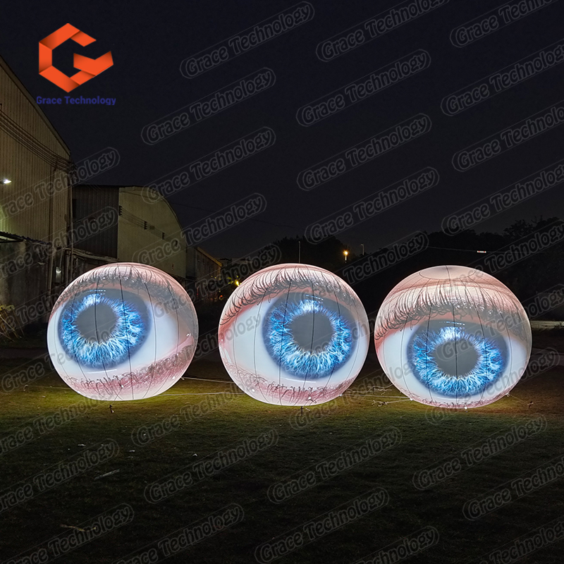 Inflatable Decoration Giant Inflatable Ball Led Light Inflatable Eyeball